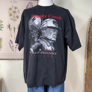 Vintage 90s Thanks Coach Tom Osborne Era Excellence Nebraska Huskers T-Shirt XXL